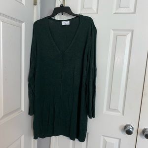 Hunter green tunic style sweater old navy 4X